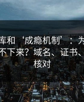 99tk图库和‘成瘾机制’：为什么越看越停不下来？域名、证书、签名先核对